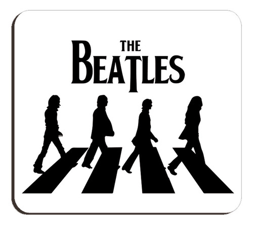 Mouse Pad Estampados The Beatles Abbey Road Musica Disco 424