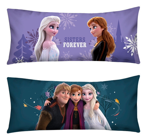Almohada Súper Jumbo Frozen Reinos - Providencia Color Lavanda