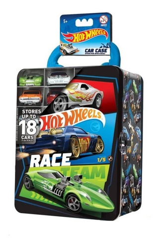 Hot Wheels - Porta Autitos Para 18 Unidades Negro - Hwcc2