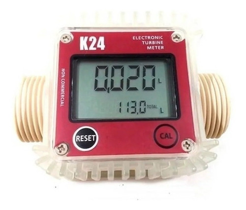 Medidor Fluxo Digital K24 Arla Óleo Diesel Gasolina Químicos