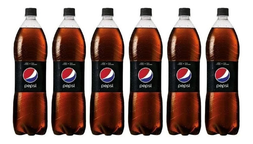 Gaseosa Pepsi Black 1.5 Lt Pack X 6 Unidades