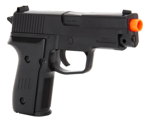 Arma Realista P226 Airsoft Mola + Bbs 1000un + Coldre + Óleo