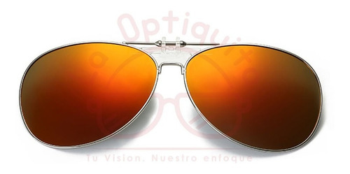 Imagen 2 de 3 de Clip-on Sobrepuesto Solar Polarizado Estilo Aviador! Con Estuche! Bsun003