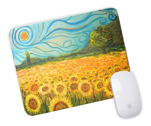 Imagen 1 de 2 de Los Girasoles De Vincent Van Gogh Mouse Pad
