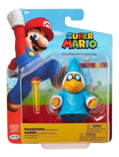 Super Mario - Boneco Magikoopa - 4.0 Polegadas - Candide