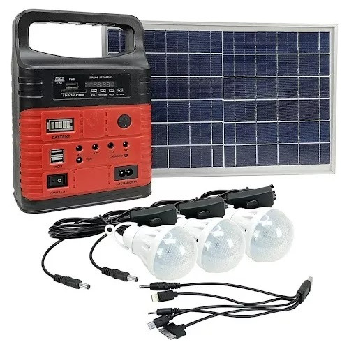 Sistema Solar Generador De Energía Panel Solar 10w Mp-kit10w