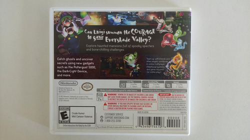 Videojuego Luigi's Mansion Dark Moon Nintendo 3ds (Usado)