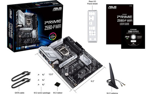 Placa Madre Asus Prime Z590-p Wifi, Atx, Lga 1200, Wifi, Bt