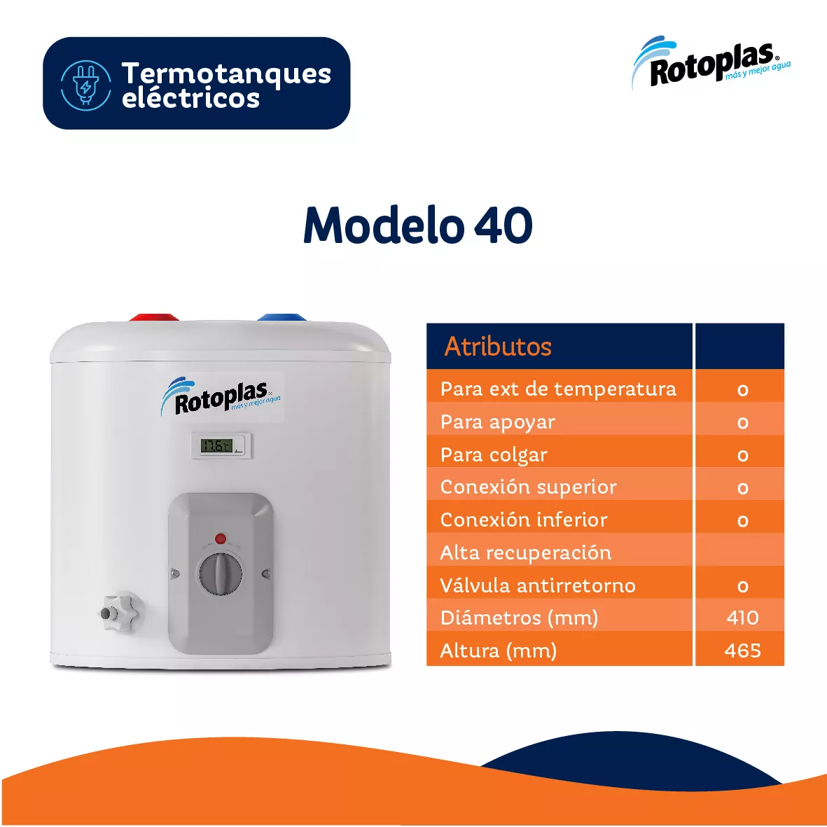 Tercera imagen para búsqueda de termotanque electrico 40 litros