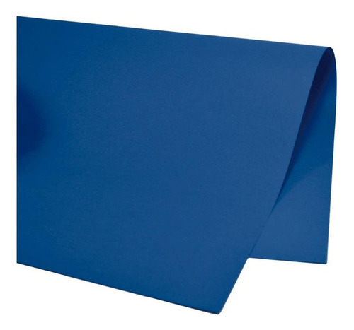 Papel Color Set Azul Escuro 48 X 66 Cm Pcte C/20 Fls Escolar Cor Azul-escuro