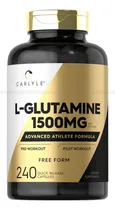Comprar L Glutamina 240 Capsulas De 1500mg Carlyle Hecho Usa Sabor Sin sabor