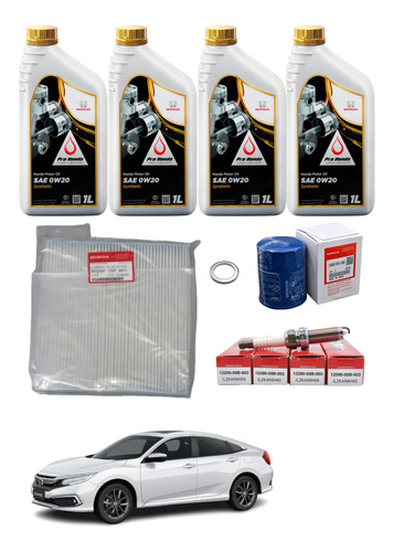 Kit Revisão 100 Mil Km Honda Civic G10 Touring 2017 Até 2021