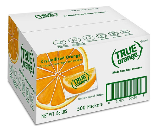 True Lime Naranja Original En Polvo 500 Sobrecitos