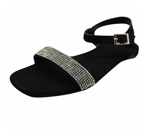 Imagen 1 de 1 de Sisit Shiny Flat Sandals For Dama Summer With Ankle Arch