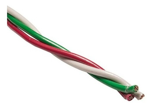 Cable Triplex Trenzado Fac Rojo