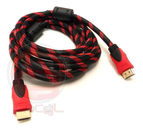 Cable Hdmi 5 Metros V1.4 Fullhd 3d C/ Filtro Dorado Vt-cable