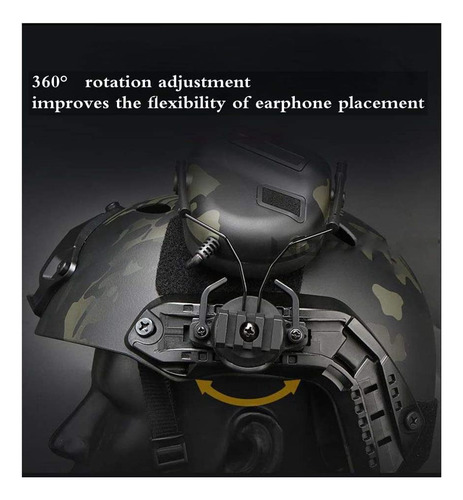 Casco Way Radio Auriculares Tácticos Auriculares Milit...