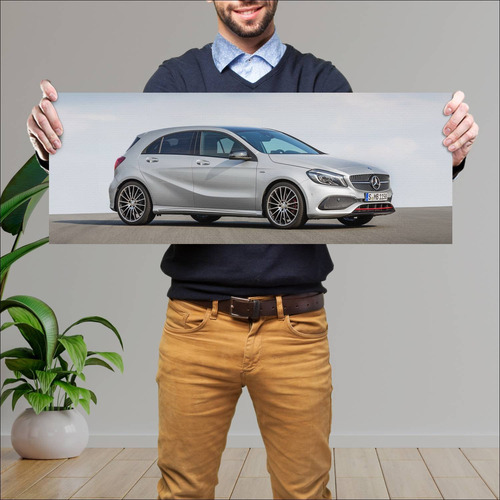 Cuadro 30x80cm Auto 2015 Mercedes Benz A Class S 408