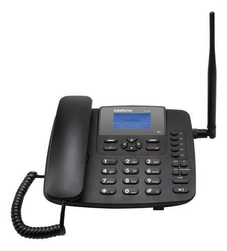 Telefone Celular Rural Fixo De Mesa 3g Gsm Intelbras Cf 6031