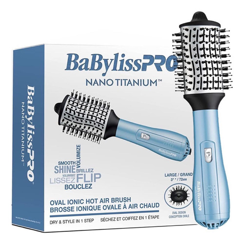 Escova Secadora Babyliss Pro Hot Air 72mm - 220v