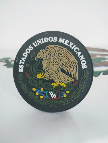 Escudo Nacional Mexicano Parche De Caucho 