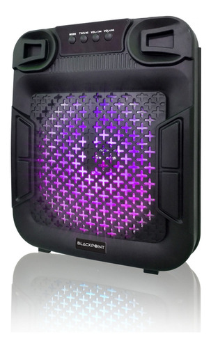 Parlante Portátil Black Point Con Bluetooth Luces Led S36.4