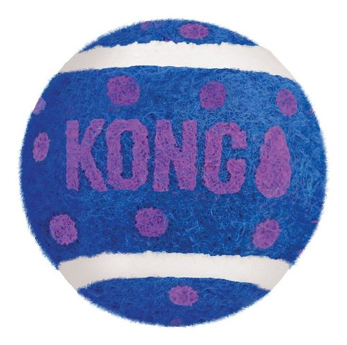 Imagem 2 de 4 de Bolinhas P/ Gato C/ Sinos Kong Cat Active Tennis Balls C/ 3