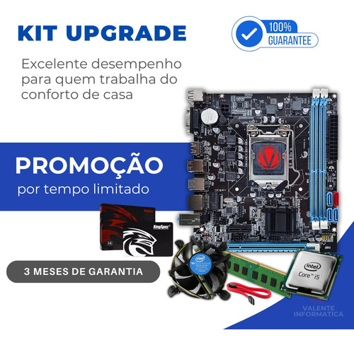 Kit I5 3470 + Placa H61 1155 + 16 Gb Ddr3 + Ssd 240 Gb