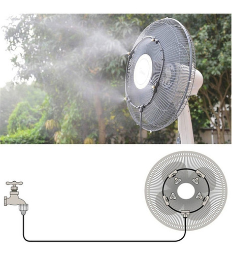 Enfriador De Agua Con Ventilador De Niebla For Exteriores