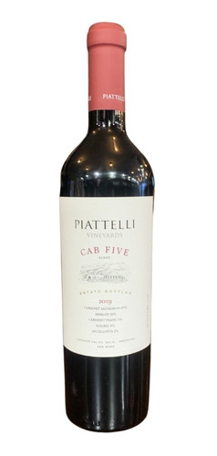 Vino Piattelli Cab Five Blend Salta 750ml.