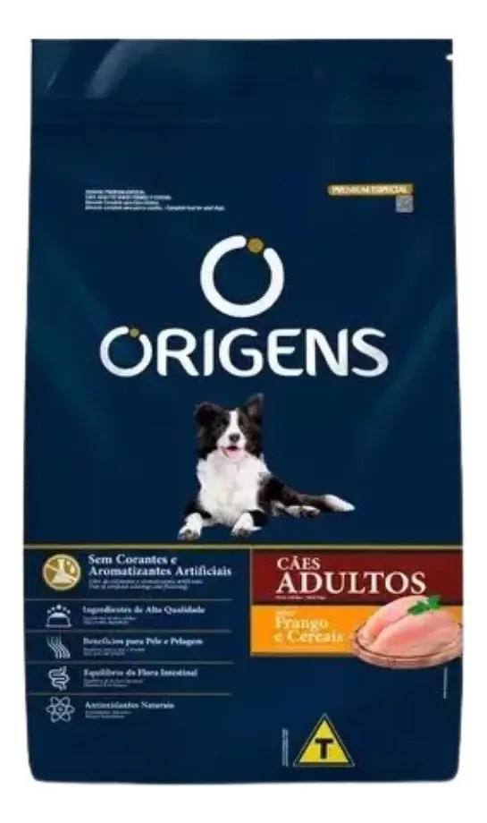 Origens Ração Cães Adulto Frango/cereais 3kg
