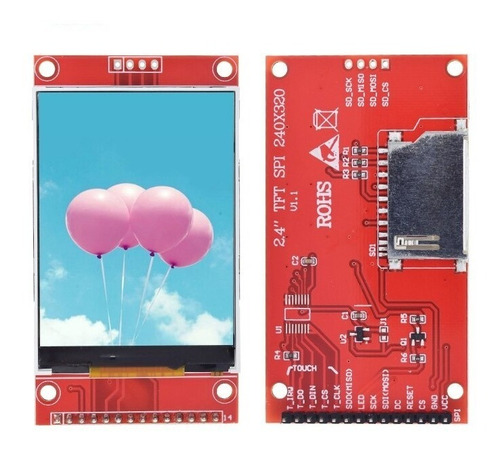 2.4 '' Tft Lcd St7789 240x320 Rgb Color Micro Sd Esp32