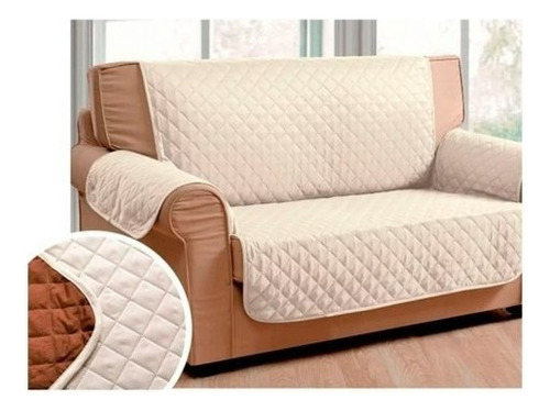 Cubre Sofa /sillon 2 Cuerpos Color Beige
