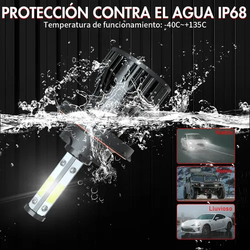 Kit De Faros Delanteros Led Cob Canbus 9008 H13 - 16000lm