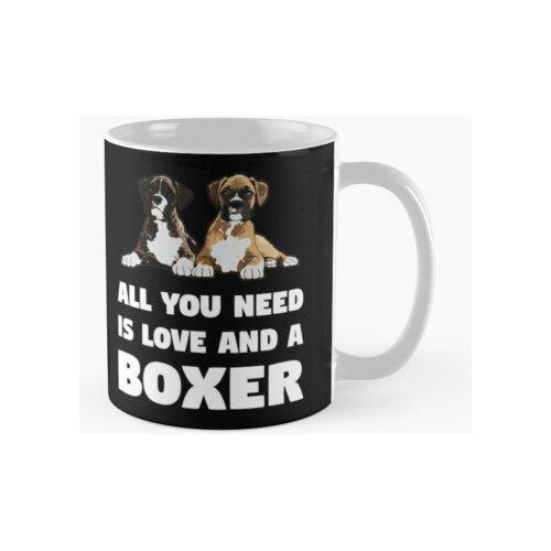 Taza Diseño Divertido Del Perro Del Boxeador - Todo Lo Que N