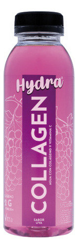 Pack 12 Hydra Collagen Agua + Colágeno 380cc Sabor Uva