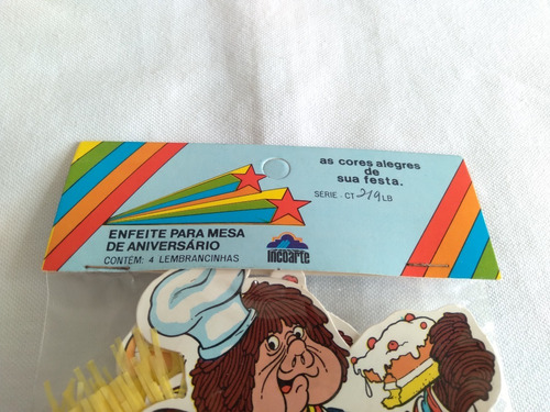 Imagem 4 de 5 de Brinquedo Antigo Kit Festa Aniversário Do Fofão Anos 80 N2