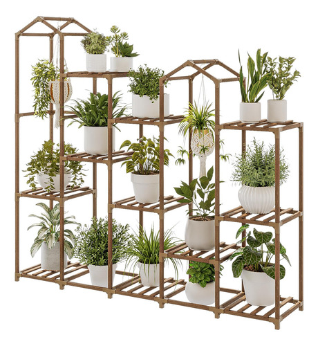 Bamworld Soportes Para Plantas De Interior, Multiples Estant