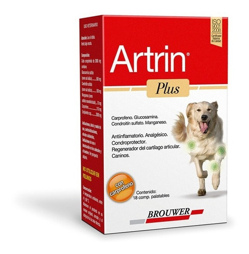 Artrin Plus Para Perro X 18 Comp Palatables