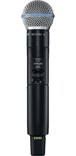 Microfone Transmissor De Mão Sem Fio Shure Slxd2/b58-l55