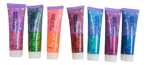 Glitter Vermelho Gel Corporal Brilho Carnaval