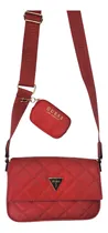 Comprar Crossbody Guess Lg884778 Nueva 100 % Original Con Etiqueta Melon Estampado Oro Melon