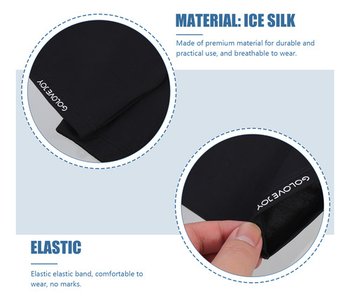 1 Par De Fundas Unisex De Seda Helada Para Adultos Resistent