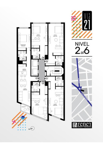 Imagen 7 de 11 de Venta Apartamento Monoambiente Pocitos Edificio Via 21