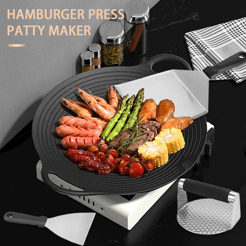 Kit De Prensa Para Hamburguesas Smash Kit De Barbacoa Para P