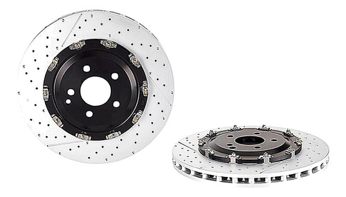 Par De Discos Ventilados Front Clk63 Amg 07-09 Brembo