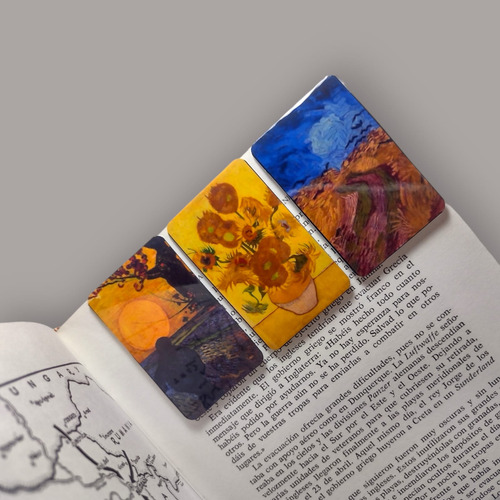 Separadores Magnéticos De Libros Colección Vincent Van Gogh