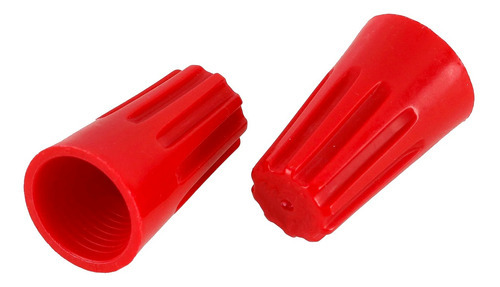 Conector Torção Fios 12,5mm Vermelho Cartela 5 Peças Asantos