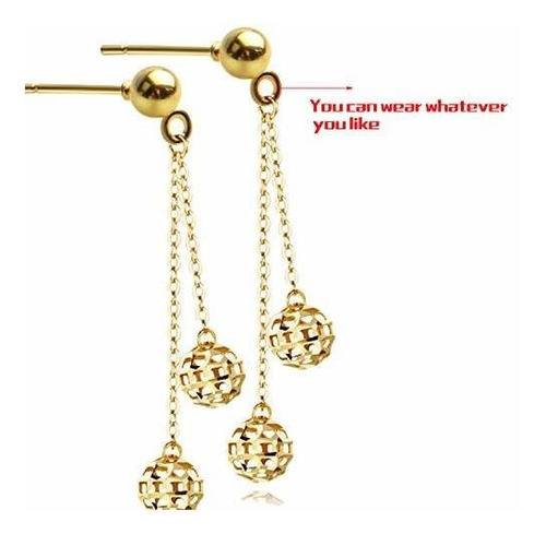 Aylifu Postes Y Respaldos Para Aretes, 100 Piezas Postes Par