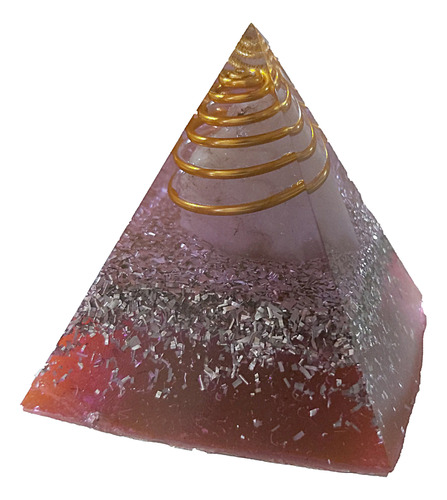 Orgon Orgonita Piramide 6.5x5 Cm. Mundo Hindú
